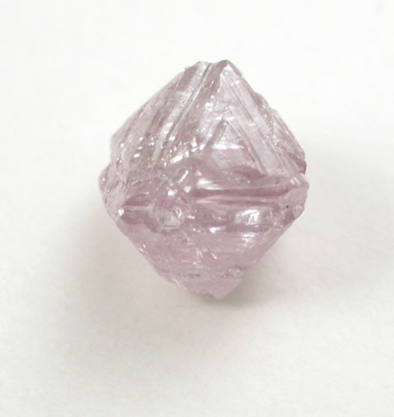 Diamond (0.40 carat pink octahedral crystal) from Argyle Mine, Kimberley, Western Australia, Australia