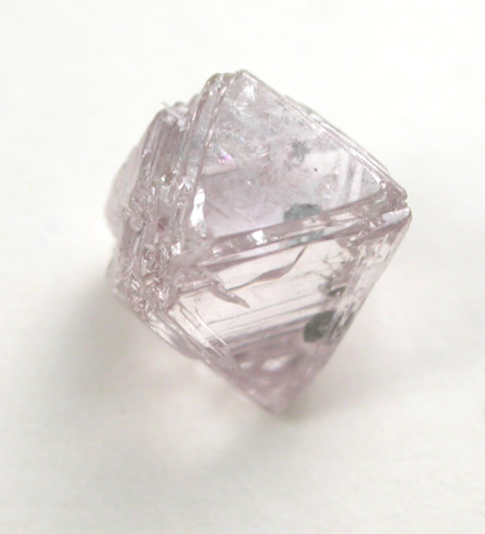 Diamond (0.70 carat pale-pink octahedral crystal) from Argyle Mine, Kimberley, Western Australia, Australia