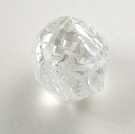 Diamond (0.55 carat white complex crystal) from Premier Mine, Gauteng Province, South Africa