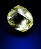 Diamond (0.31 carat fancy-yellow dodecahedral crystal) from Williamson Mine, Mwadui, Tanzania