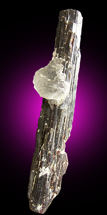 Fluorite on Huebnerite from Pasto Bueno, Peru