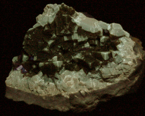 Fluorite with Celestine from Clay Center, Ottawa County, Ohio