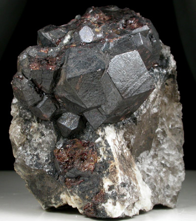 Almandine Garnet from Square Pit, Topsham, Sagadahoc County, Maine