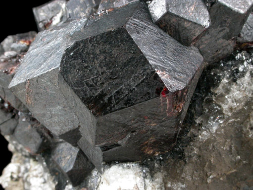 Almandine Garnet from Square Pit, Topsham, Sagadahoc County, Maine