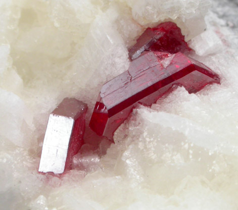 Cinnabar on Dolomite from Tongren, Guizhou Province, China