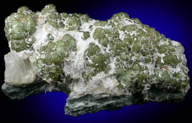 Andradite var. Demantoid Garnet from Franscia Mine, Val Malenco, Sondrio, Lombardy, Italy