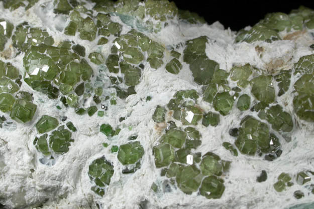 Andradite var. Demantoid Garnet from Franscia Mine, Val Malenco, Sondrio, Lombardy, Italy