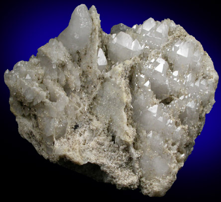 Quartz (parallel habit) with Cookeite from Waisanen Quarry, Greenwood, Oxford County, Maine