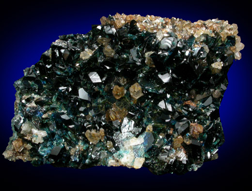 Lazulite with Quartz from Crosscut Creek (Km 32), 70 km northwest of Aklavik, Yukon, Canada