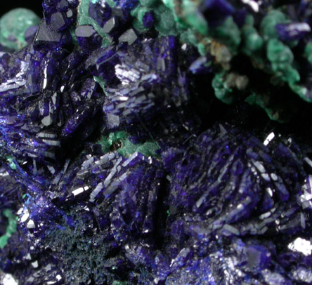 Azurite and Malachite from Bisbee, Warren District, Cochise County, Arizona