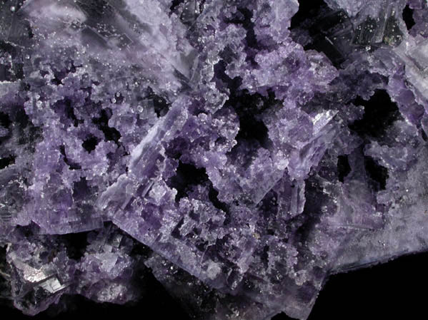 Fluorite with Calcite from Cave-in-Rock District, Hardin County, Illinois