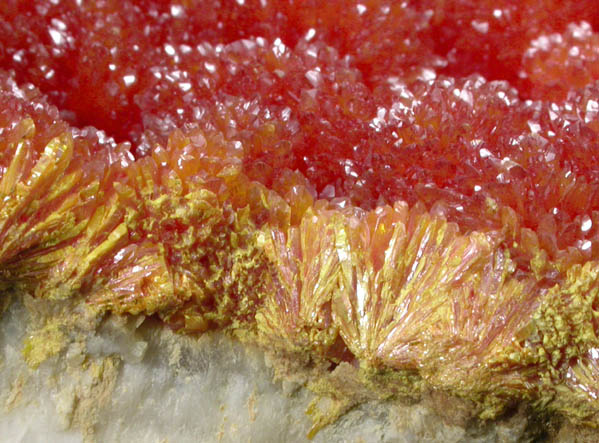 Orpiment from El'brusskiy Mine, 35 km NE of Mount Elbrus, Kabardino-Balkarian Republic, Russia