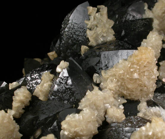 Dolomite on Smoky Quartz from Cavnic Mine (Kapnikbanya), Maramures, Romania