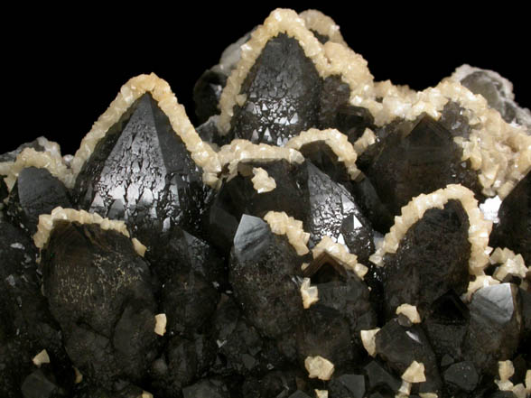 Dolomite on Smoky Quartz from Cavnic Mine (Kapnikbanya), Maramures, Romania