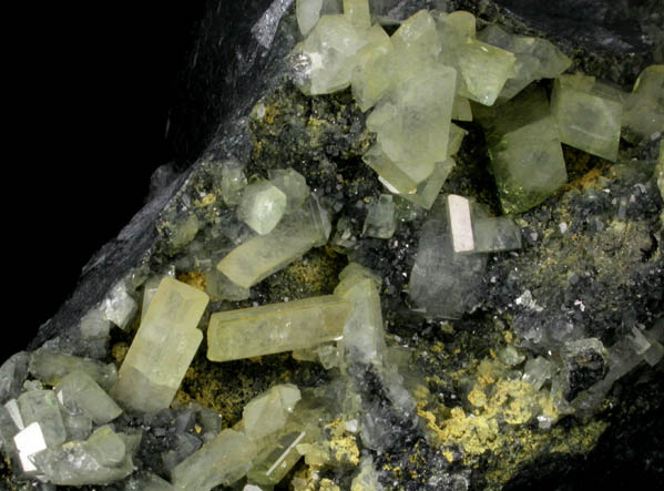 Anglesite on Galena from Touissit Mine, 21 km SSE of Oujda, Jerada Province, Oriental, Morocco