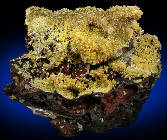 Mimetite from Touissit Mine, 21 km SSE of Oujda, Jerada Province, Oriental, Morocco