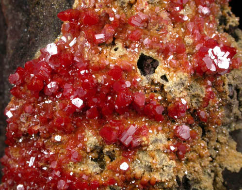 Vanadinite from North Geronimo Mine, La Paz County, Arizona