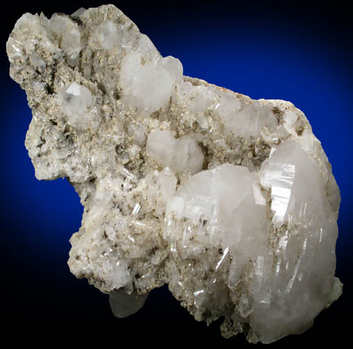 Quartz (parallel habit) with Cookeite from Waisanen Quarry, Greenwood, Oxford County, Maine