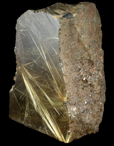 Quartz with Rutile inclusions from Novo Horizonte, Bahia, Brazil