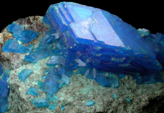Chalcanthite from Synthetic