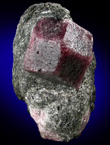 Almandine Garnet in schist from Garnet Ledge, east shore of Stikine River Delta, 11 km north of Wrangell, Alaska