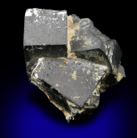 Magnetite (rare cubic crystal form) from ZCA Mine No. 4, Fowler Ore Body, 2500' Level, Balmat, St. Lawrence County, New York