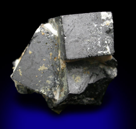 Magnetite (rare cubic crystal form) from ZCA Mine No. 4, Fowler Ore Body, 2500' Level, Balmat, St. Lawrence County, New York