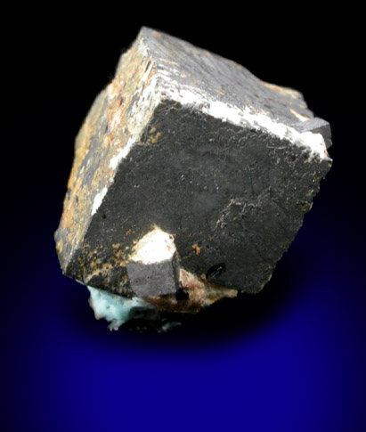 Magnetite (rare cubic crystal form) from ZCA Mine No. 4, Fowler Ore Body, 2500' Level, Balmat, St. Lawrence County, New York