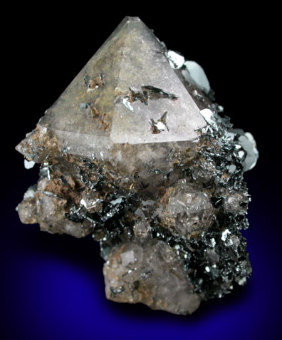 Hematite and Quartz from Max Tessmer Farm, Chub Lake, near Hailesboro, Gouverneur, St. Lawrence County, New York