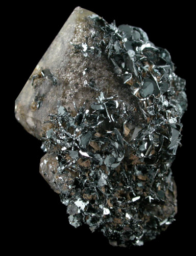 Hematite and Quartz from Max Tessmer Farm, Chub Lake, near Hailesboro, Gouverneur, St. Lawrence County, New York