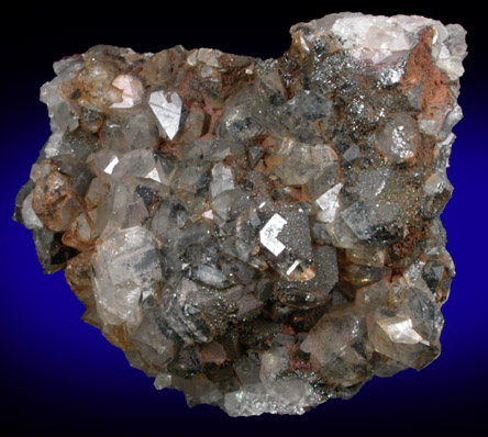 Quartz with Hematite from Bowman Property, West Hermon, St. Lawrence County, New York