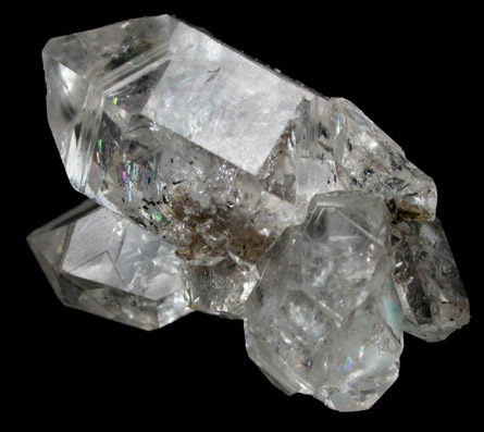 Quartz var. Herkimer Diamonds from Diamond Acres (Hastings Farm), Fonda, Montgomery County, New York