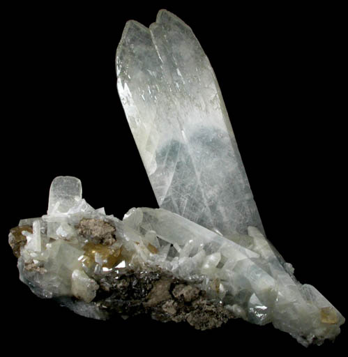 Celestine with Calcite from Holloway Quarry, Newport, Monroe County, Michigan