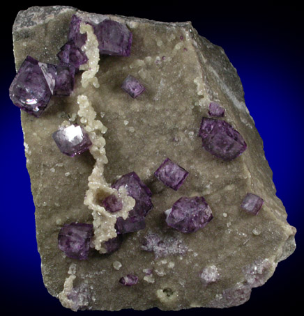 Fluorite with Muscovite from Yaogangxian Mine, Nanling Mountains, Hunan Province, China
