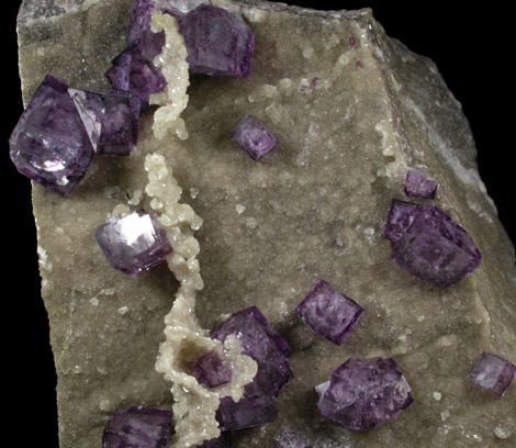Fluorite with Muscovite from Yaogangxian Mine, Nanling Mountains, Hunan Province, China