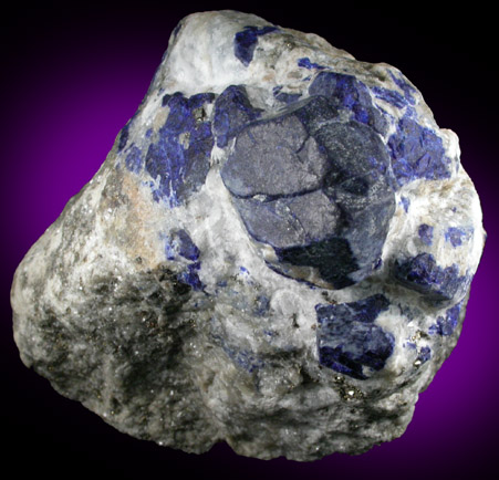 Lazurite var. Lapis Lazuli from Sar-e-sang, Kokscha Valley, Badakshan, Afghanistan (Type Locality for Lazurite)