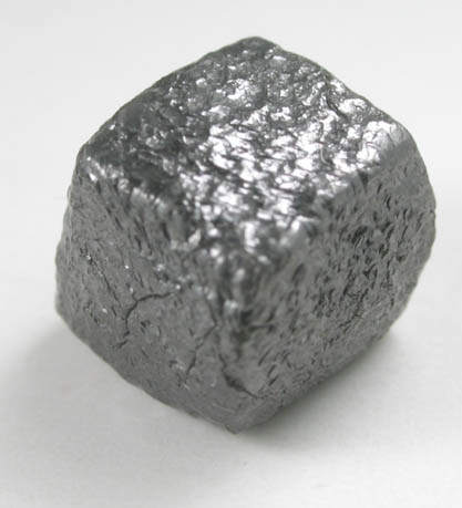 Diamond (2.50 carat gray cubic crystal) from Mbuji-Mayi (Miba), 300 km east of Tshikapa, Democratic Republic of the Congo