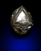 Diamond (0.81 carat gray-brown octahedral crystal) from Northern Cape Province, South Africa
