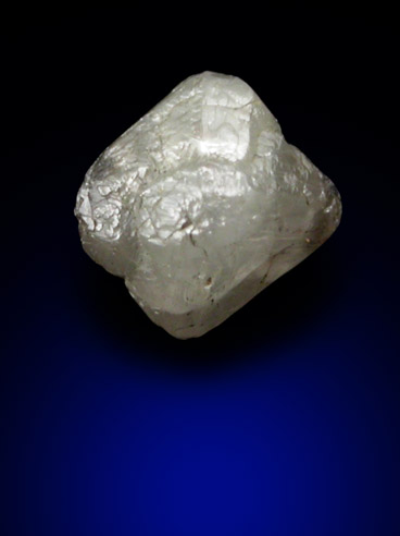 Diamond (0.21 carat gray octahedral crystal) from Mbuji-Mayi (Miba), 300 km east of Tshikapa, Democratic Republic of the Congo