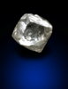 Diamond (0.16 carat pale-brown octahedral crystal) from Northern Cape Province, South Africa