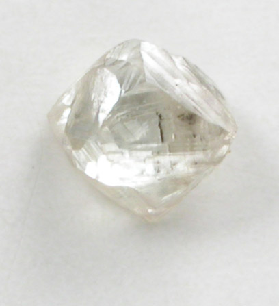 Diamond (0.16 carat pale-brown octahedral crystal) from Northern Cape Province, South Africa