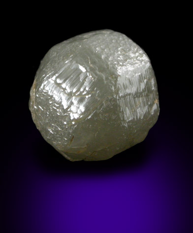 Diamond (2.74 carat gray complex crystal) from Mbuji-Mayi (Miba), 300 km east of Tshikapa, Democratic Republic of the Congo