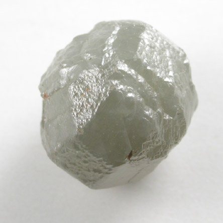 Diamond (2.25 carat gray complex crystal) from Mbuji-Mayi (Miba), 300 km east of Tshikapa, Democratic Republic of the Congo
