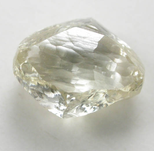 Diamond (1.16 carat yellow complex crystal) from Williamson Mine, Mwadui, Tanzania