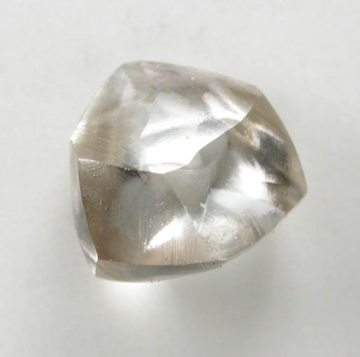 Diamond (1.19 carat sherry-colored trisoctahedral crystal) from Williamson Mine, Mwadui, Tanzania