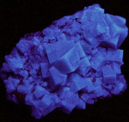 Fluorite (interpenetrant-twinned crystals) from Rogerley Mine, County Durham, England