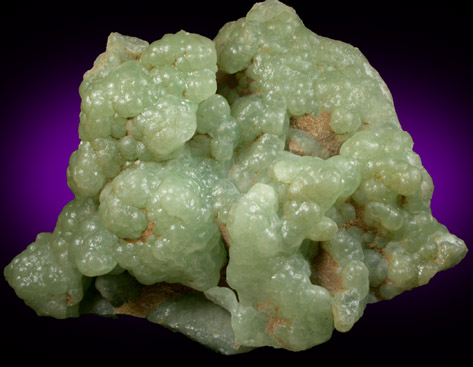 Prehnite from Upper New Street Quarry, Paterson, Passaic County, New Jersey