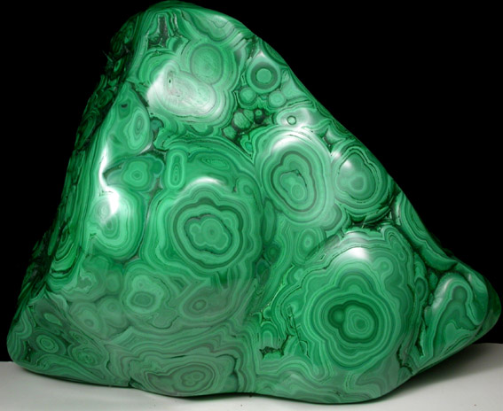 Malachite from Mashamba Mines, 10 km west of Kolwezi, Katanga Copperbelt, Lualaba Province, Democratic Republic of the Congo