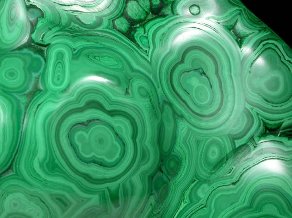 Malachite from Mashamba Mines, 10 km west of Kolwezi, Katanga Copperbelt, Lualaba Province, Democratic Republic of the Congo