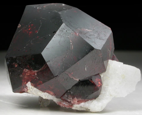 Spessartine Garnet on Microcline and Quartz from Shigar Valley, Skardu District, Baltistan, Gilgit-Baltistan, Pakistan